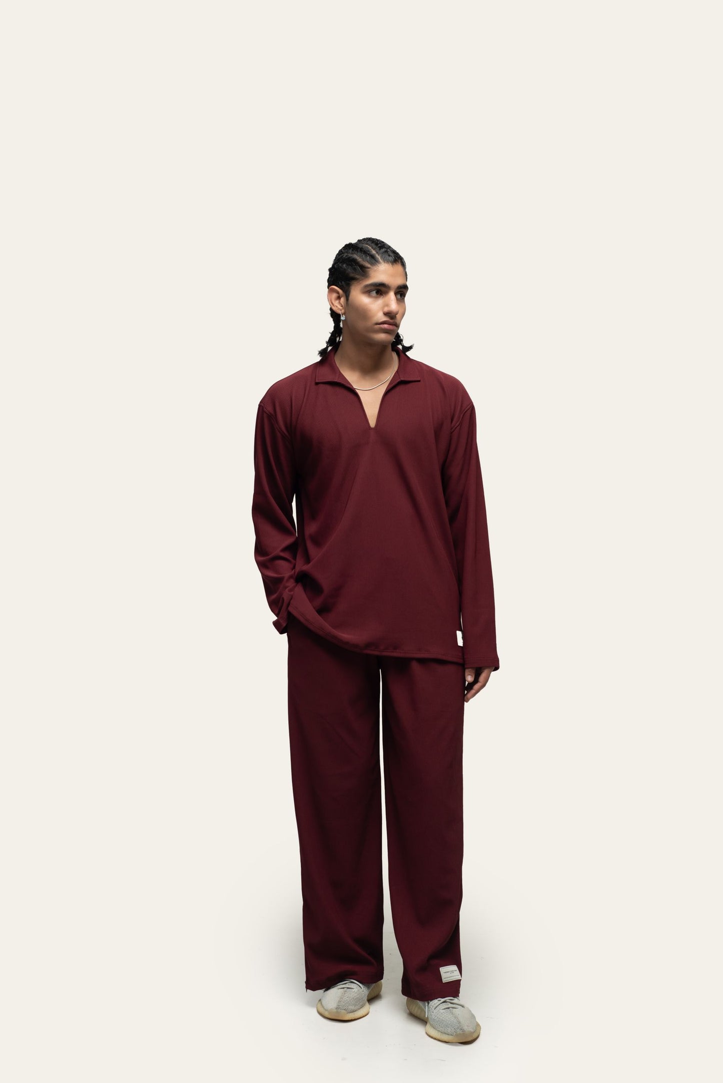 THEBREATHEMOVEMENT co-ord set -  Flamboyant Maroon [UNISEX]