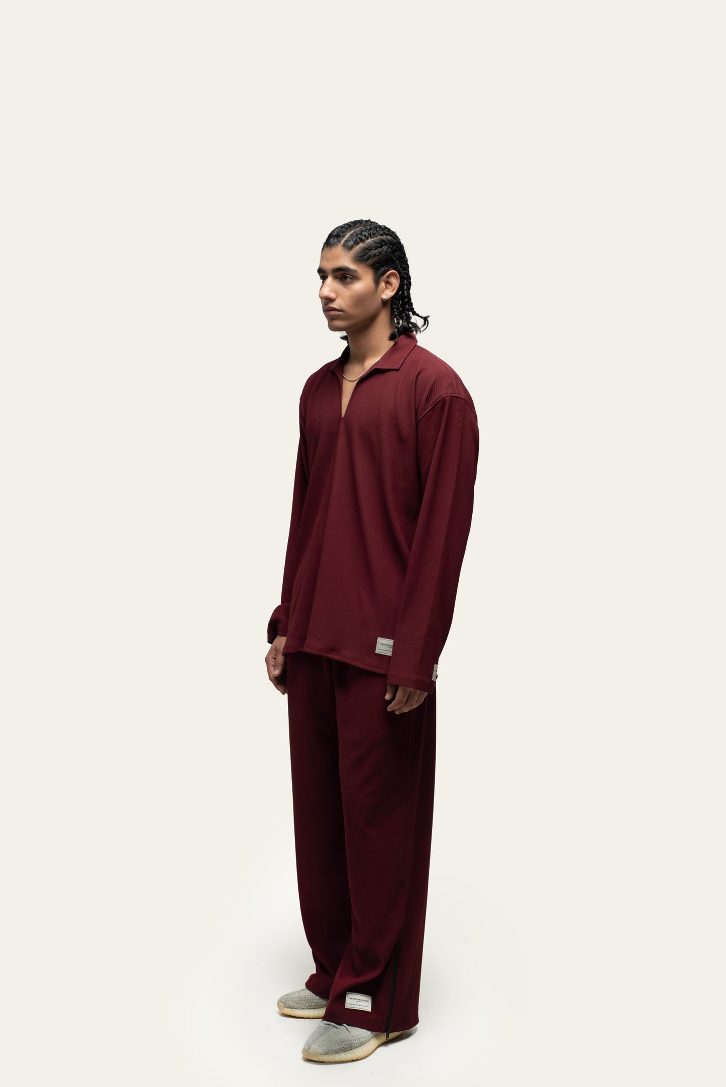 THEBREATHEMOVEMENT co-ord set -  Flamboyant Maroon [UNISEX]