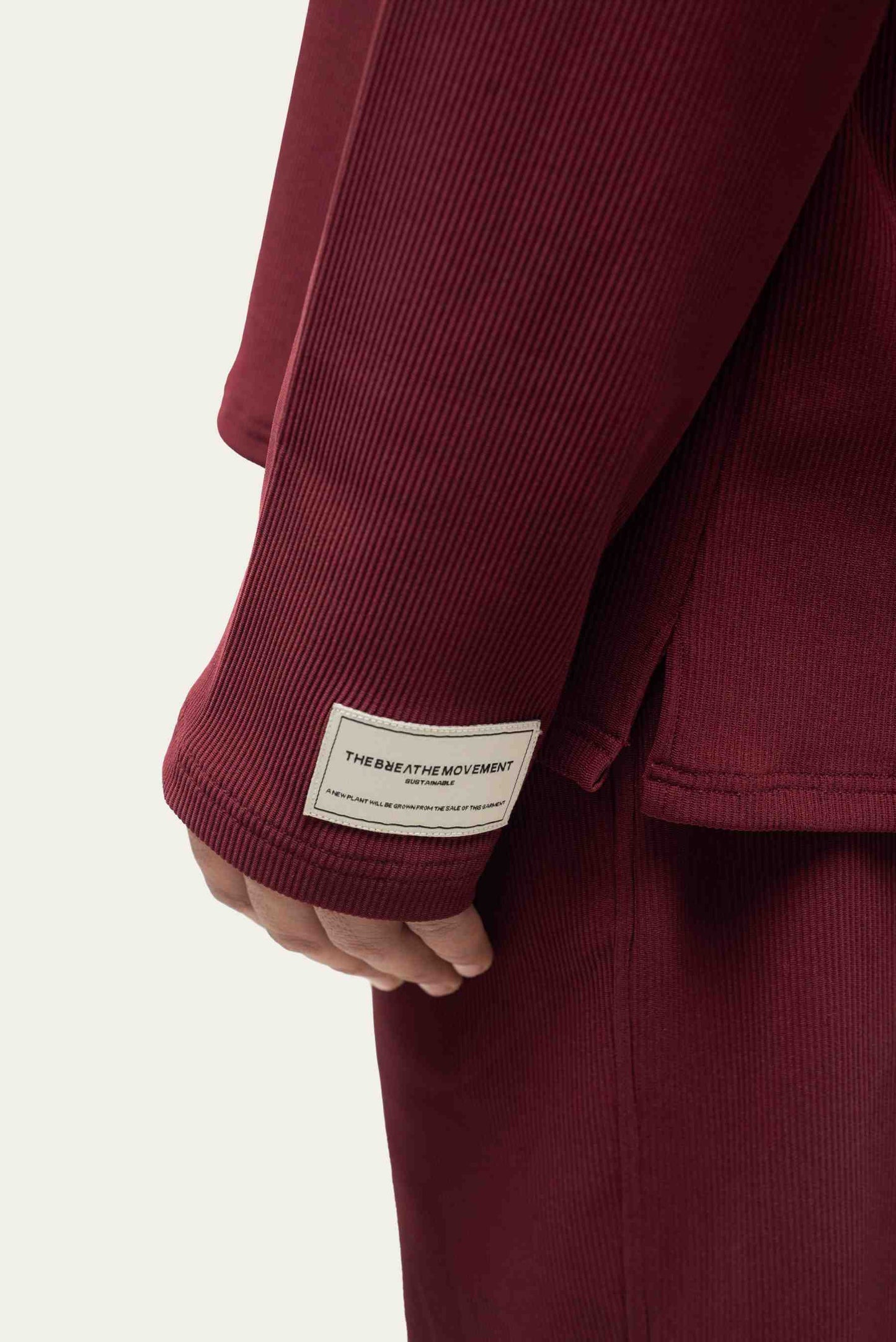 THEBREATHEMOVEMENT co-ord set -  Flamboyant Maroon [UNISEX]