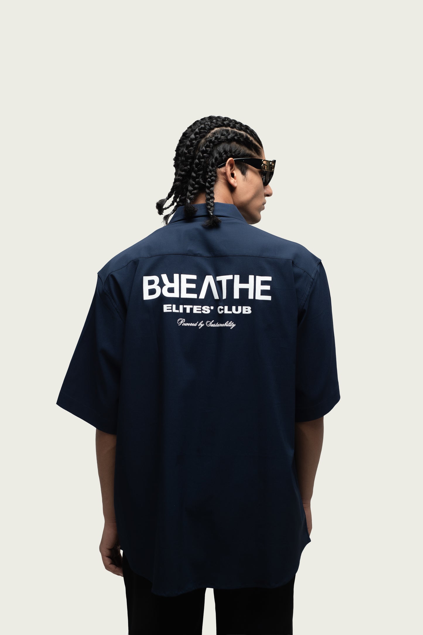 The Bowling Shirt - Navy [UNISEX]